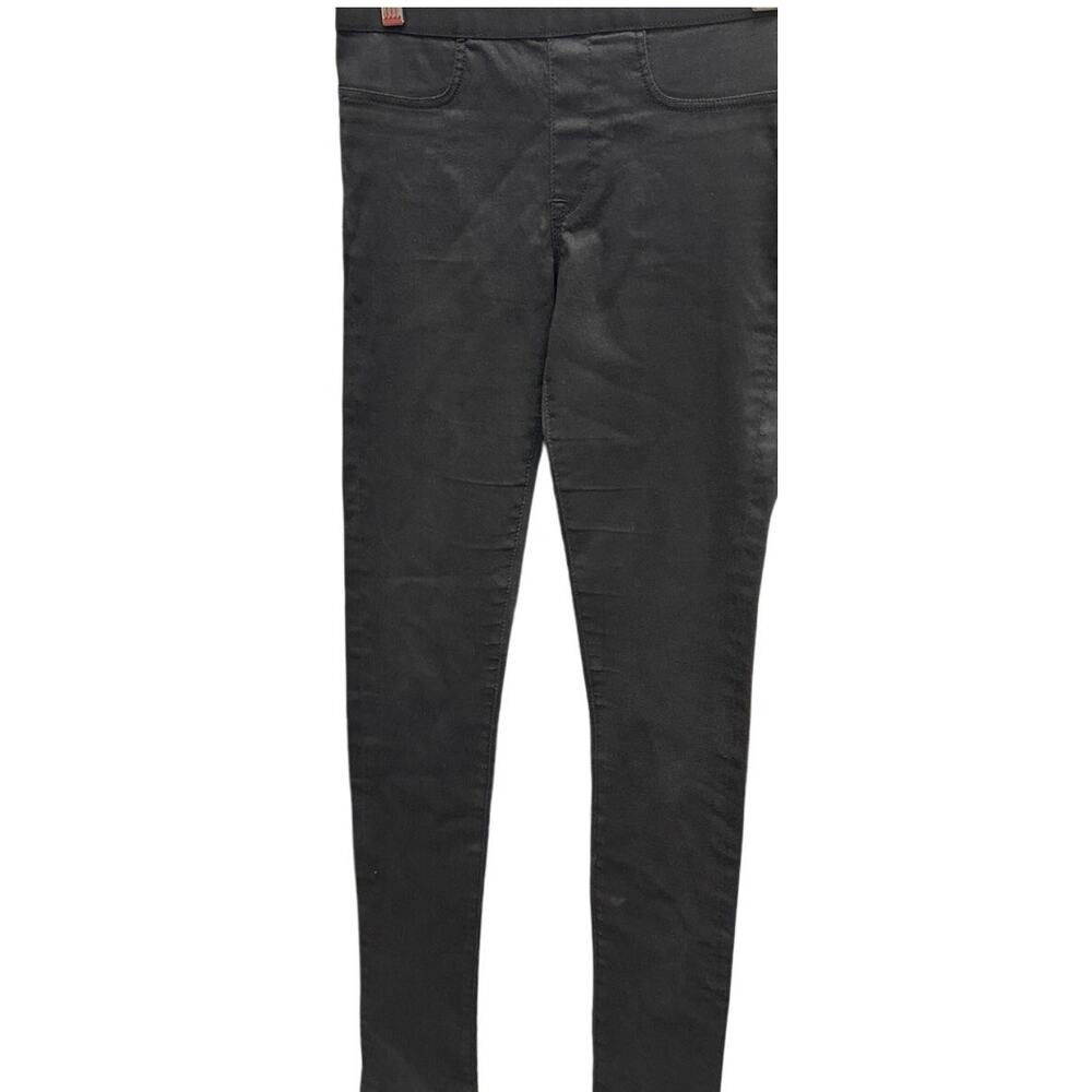 Helmut Lang Skinny Black Pants Women Size 26 SW-DN0151 Cotton Stretch